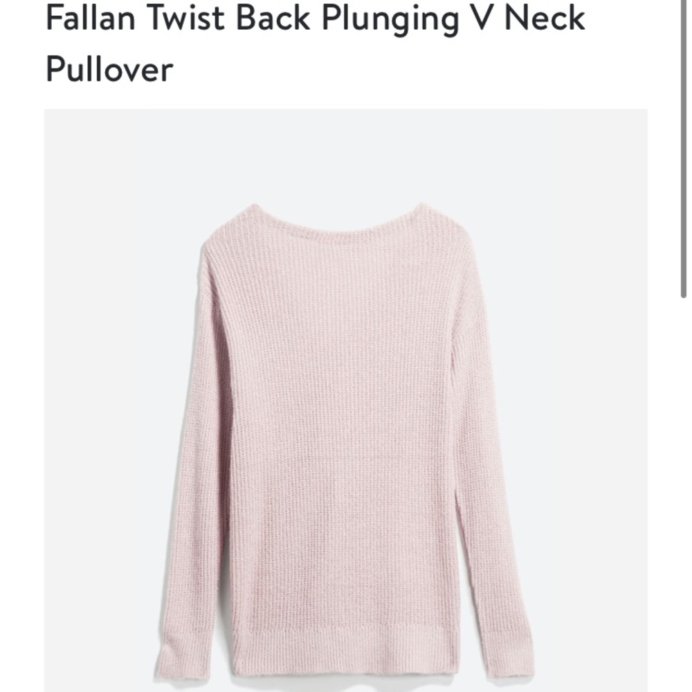 2/$20 Market & Spruce Twist Back Plunging VNeck Pullover